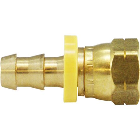 Cws Brass 1 2 X 3 8 45° Female Swivel Hose Barb Adapter Pipe Fitting Car Wash Superstore