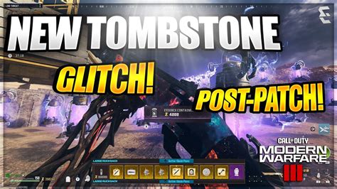 New Solo Tombstone Glitch After Patch Mw Zombie Glitch Full Walk