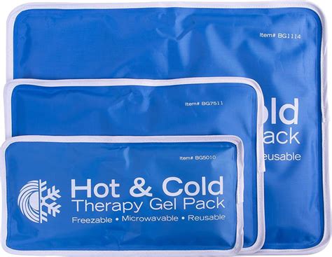 Medium Cold Therapy Pad Reusable Gel Ice Pack Pain Relief Sport Back