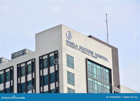 Manila Doctors Hospital Facade In Manila, Philippines Editorial Image | CartoonDealer.com #192648600