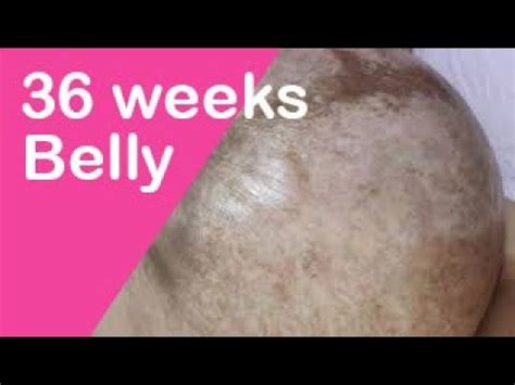 Baby Moving Inside Mom S Belly Pregnant Belly 36 Weeks YouTube