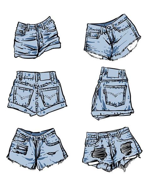 How To Draw Anime Jean Shorts - Kalehceoj