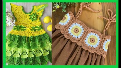 Lindos Vestidos Para Ni As Y Bebes Tejidos A Crochet Youtube