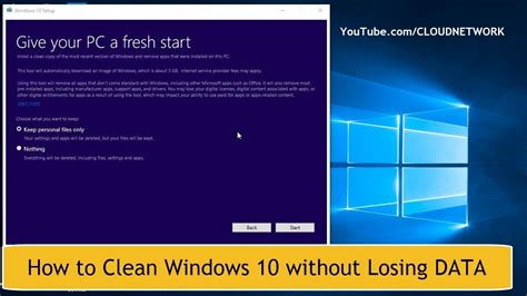 How To Clean Windows 10 Fall Creator Update Without Losing DATA Files