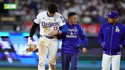 Dodgers confirman lesión de Shohei Ohtani tras el Juego 2 de la Serie