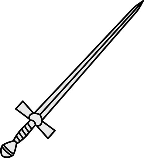 Free Sword And Shield Black And White Download Free Sword And Shield