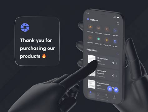 ProScan Document PDF Scanner App UI Kit Behance