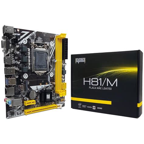 Placa Me Knup Revenger Gh81m Intel 4 Geraço KaBuM