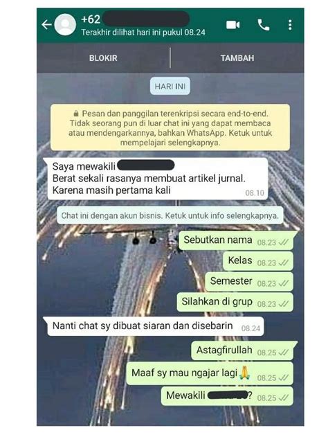 6 Chat Dosen Beri Tahu Format Kirim Pesan Ini Bikin Mahasiswa Tepuk Jidat Hot