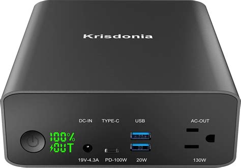 Krisdonia Batteria Portatile 80000mAh Batteria Esterna Power Bank AC