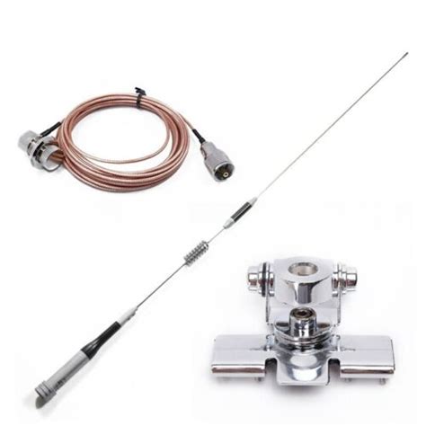 Diamond Sg M507 Dual Band 144430mhz Radio Antenna And Rb 400 Clip 5m Rg 316 Cable Ebay