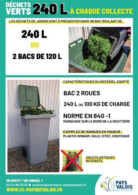 Collecte des déchets verts Mairie de Rosoy en Multien