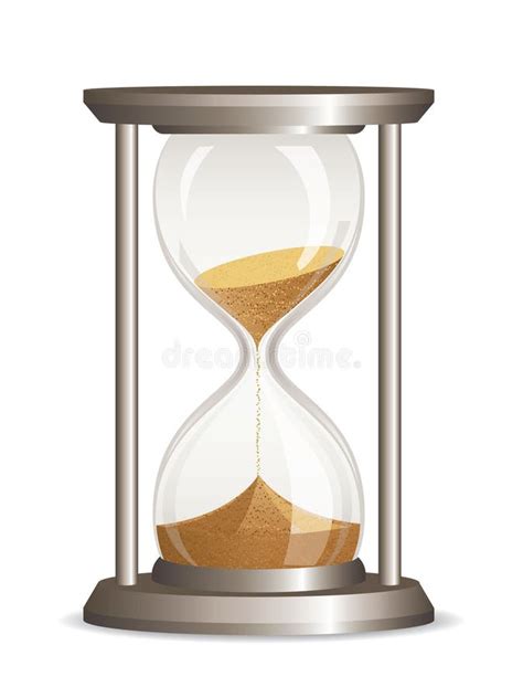 Reloj De Arena Ilustración Vectorial Sobre Fondo Blanco PNG Vector