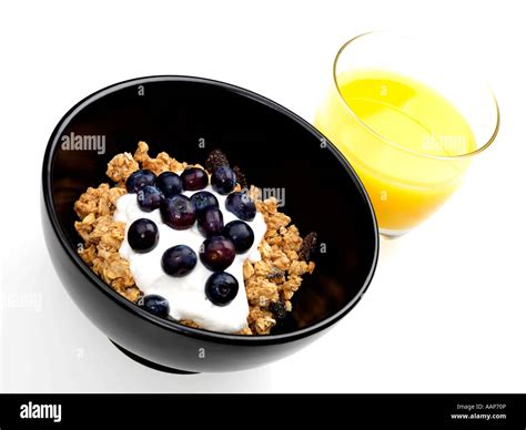 Granola Cereal Breakfast Stock Photo - Alamy