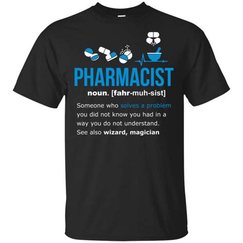 Pharmacist Definition Gift Pharmacy Day Unisex Short Sleeve