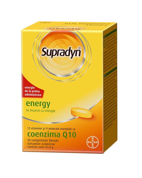 Supradyn Energy Multivitamine Comprimate Filmate Mattca