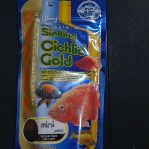 Hikari Sinking Cichlid Gold Mini Medium Pellet G And G Shopee