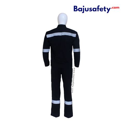 Wearpack Safety Setelan Lengan Panjang Hitam Baju Safety And Wearpack