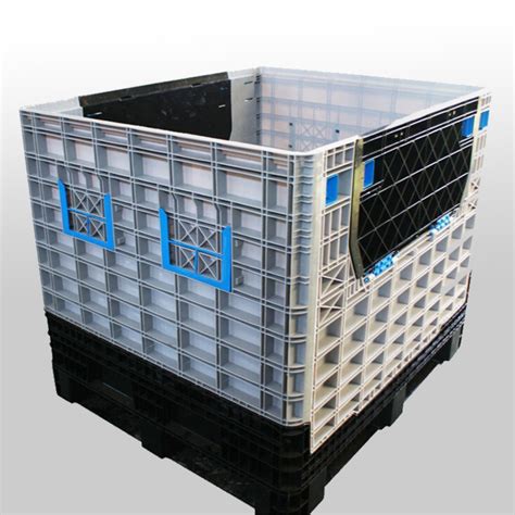 Heavy Duty Large Storage Bins Plastic Shipping Containers Collapsible