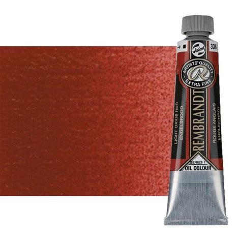 Rembrandt Extra Fine Artists Oil Light Oxide Red 40ml Tube Jerry