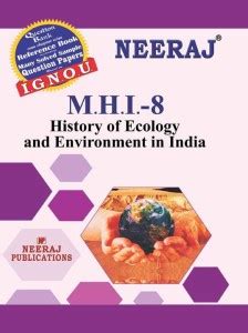 NEERAJ IGNOU MHI 8 History Of Ecology Environment English Medium