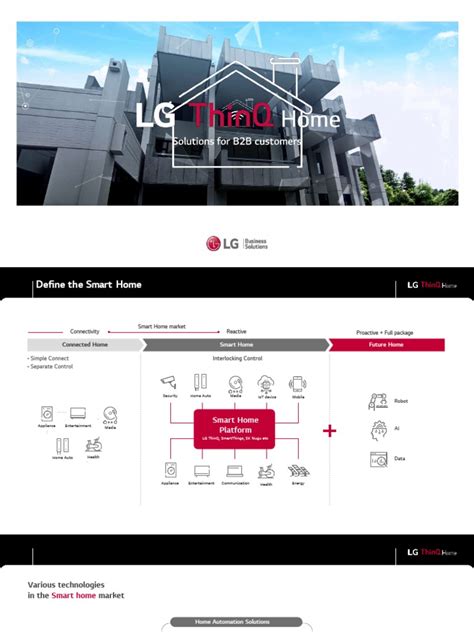 LG ThinQ Home (Smart Home Solutions) | PDF | Home Automation | Home ...