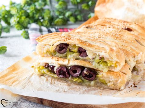 Torta Salata Ai Porri E Olive Ricetta Torta Salata Vegetariana Al Forno