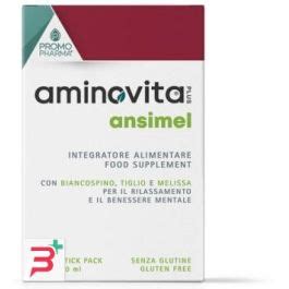 AMINOVITA PLUS ANSIMEL 20 STICK PACK Basefarma