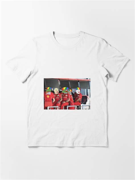 Ferrari Clown Pitwall Strategists Binotto F1 Meme T Shirt For Sale By