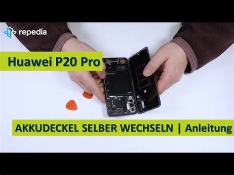 Huawei P20 Pro Dual Sim Akkudeckel Selbst Tauschen Reparatur