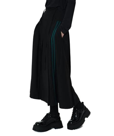 MUSINSA THE IDENTITY PROJECT Women Pleated Long Skirt Black