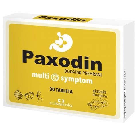 Paxodin tablete pomažu kod dispepsije i mučnine 30 tableta