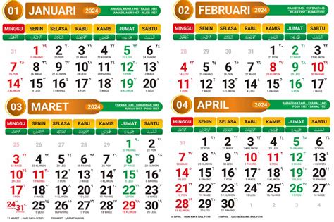 Link Download Kalender Weton Jawa 2024 Lengkap Gratis