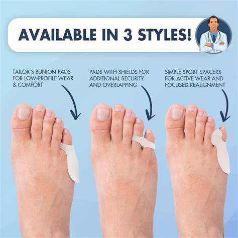 dr fredericks original tailors bunion pads soft gel cushions