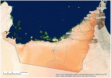 Uae Physical Map