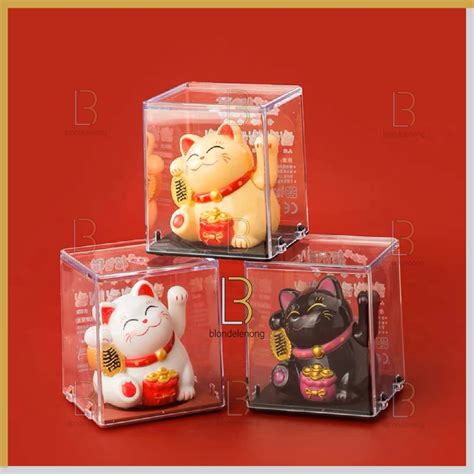 Jual Patung Pajangan Kucing Hoki Keberuntungan Lucky Cat Rejeki Maneki