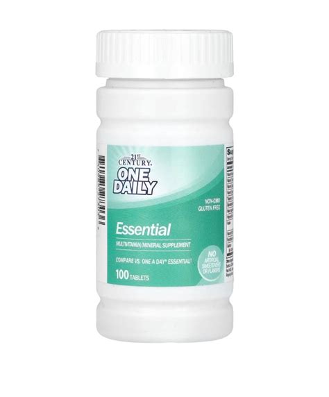 21st Century One Daily Essential 100 Tablets QM Fitness