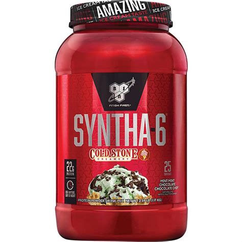 Bsn Syntha Premium Protein Powder Cold Stone Mint Mint Chocolate