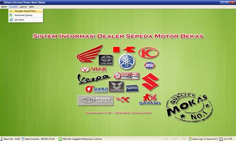 Detail Program Aplikasi Dealer Motor Bekas Rumah Coding Dan Kursus Online Visual Basic Jasa