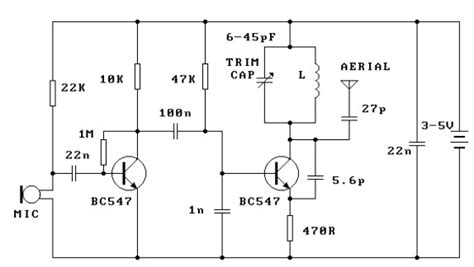 Simple Fm Transmitter Circuit Diagram Wiring Diagram