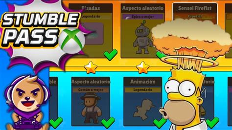 ANALISIS COMPLETO STUMBLE PASS XBOX QUE HAY EN EL NUEVO STUMBLE PASS