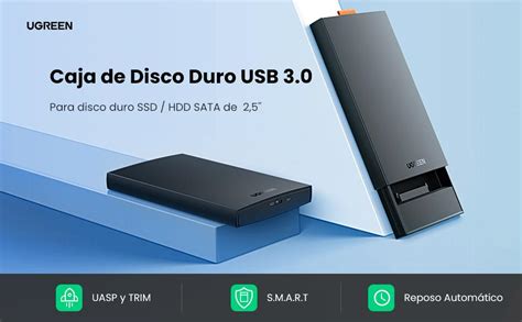 Ugreen Carcasa Disco Duro Caja Disco Duro Usb Con Uasp