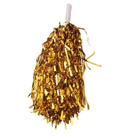 Pcs Cheerleading Pom Poms Metallic Foil Cheer Pom Poms With