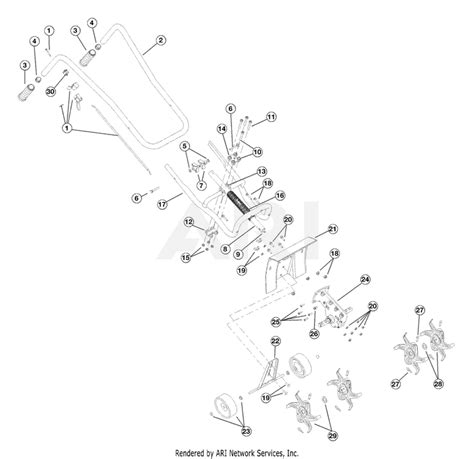 Ryobi 410r 21a 121r034 21a 121r034 410r Tiller Partswarehouse