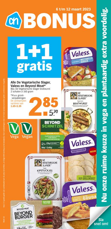 De Vegetarische Slager Vegetarisch Folder Aanbieding Bij Albert Heijn