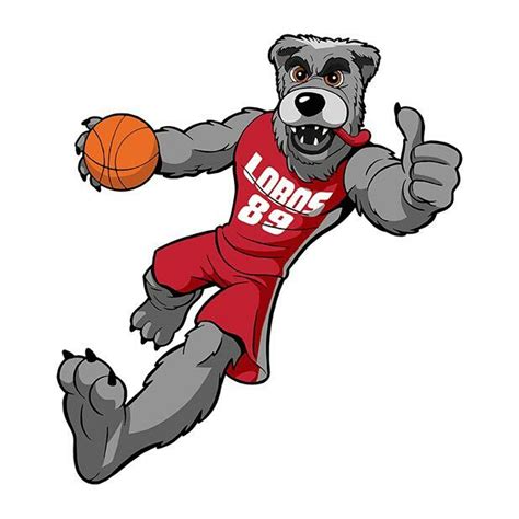 University of New Mexico Mascot with Basketball