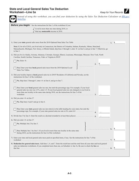 Download Instructions For Irs Form 1040 Schedule A Itemized Deductions Pdf 2018 Templateroller