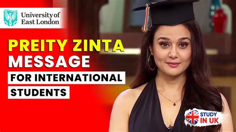 Preity Zinta At University Of East London Message For All