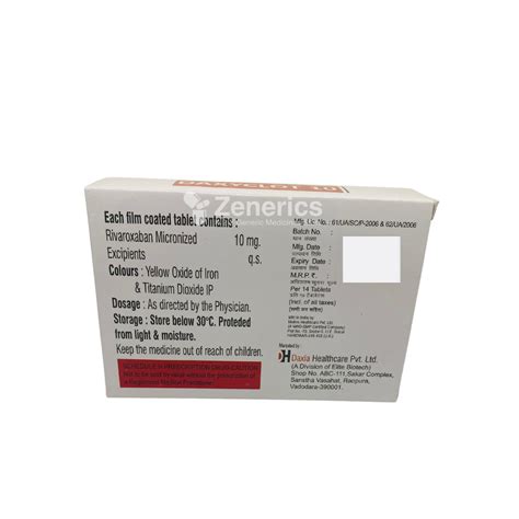 Daxyclot Tablet Buy Online At Zenerics