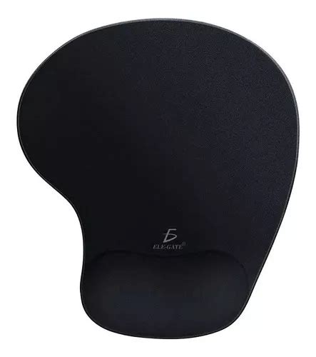 Mousepad Tapete Ergonomico Antideslizante Descanso Muñeca Color Negro